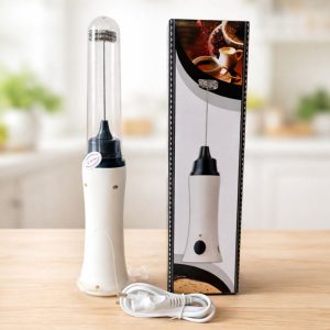 Rechargeable Milk Frother – সহজে Foam তৈরির USB Handheld Mixer