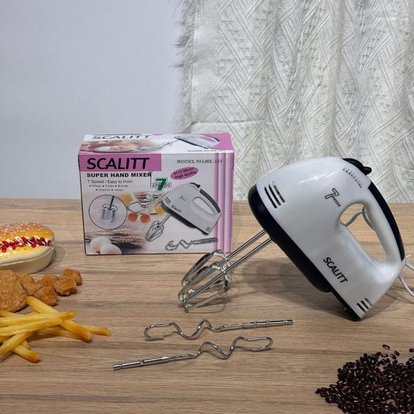 Scarlett HE-133 Hand Mixer – ৭ স্পিডে সহজ কেক ও ডো মিক্সিং