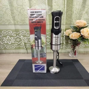 Miyako HB-7701 Hand Blender 1000W – ব্লেন্ডিং, মিক্সিং ও এগ বিটিং হবে সহজ